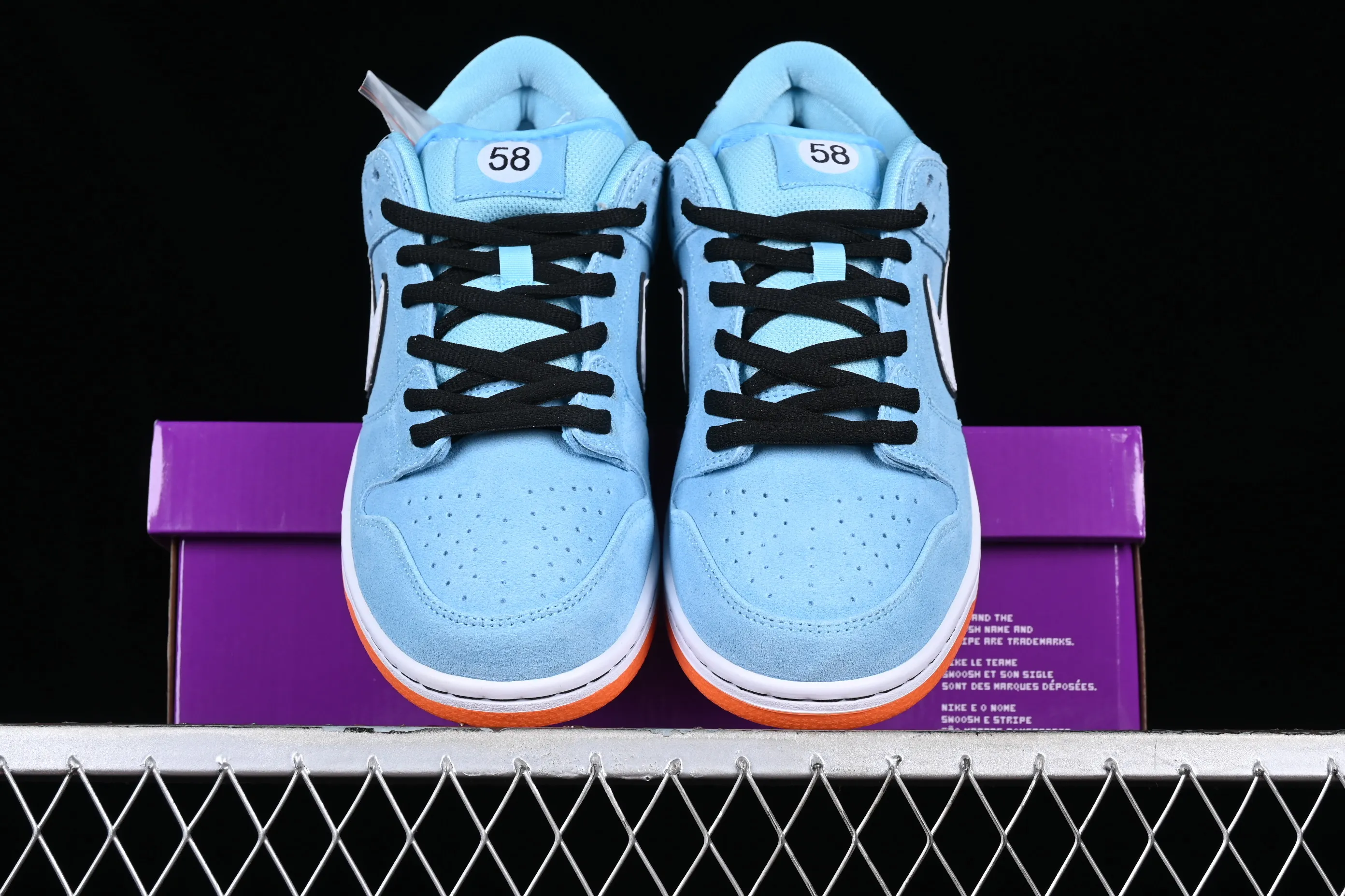 All categories Nk SB Dunk series Nk SB Dunk Low low-top sneakers WE CLUB 58 x Nk SB Dunk Low Pro "Club 58 Gulf" Dunk series low-top casual sports skateboard shoes BQ6817-401